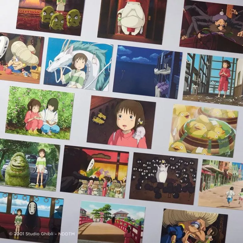 Studio Ghibli Σετ καρτ ποστάλ – Ταξίδι στη χώρα των θαυμάτων του Chihiro (30 τεμ.)