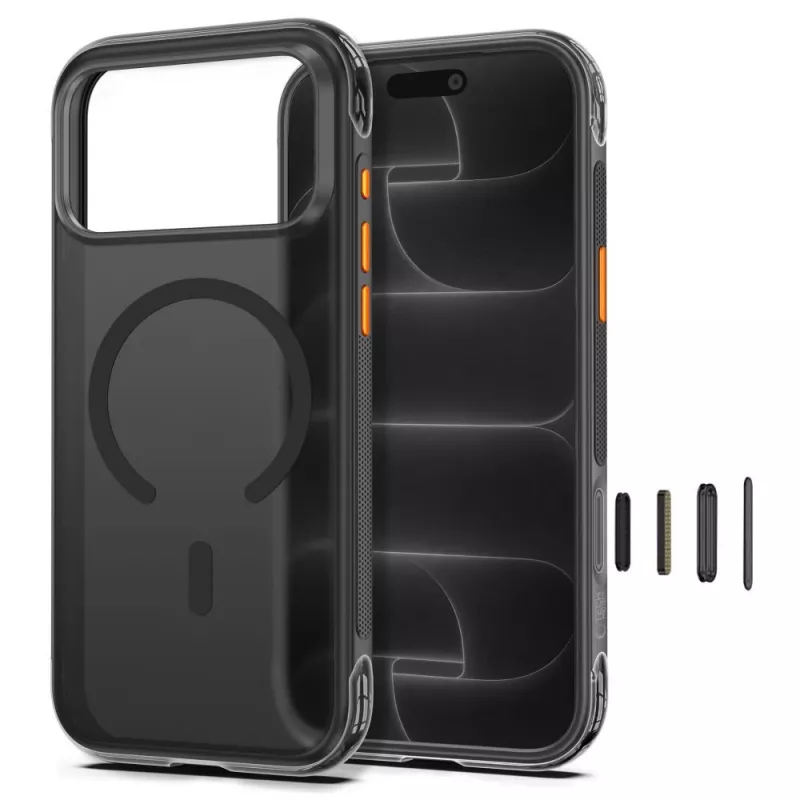 Tech-Protect Magair Magsafe CC Θήκη smartphone για iPhone 17 Pro / 18 Pro σε μαύρο ματ
