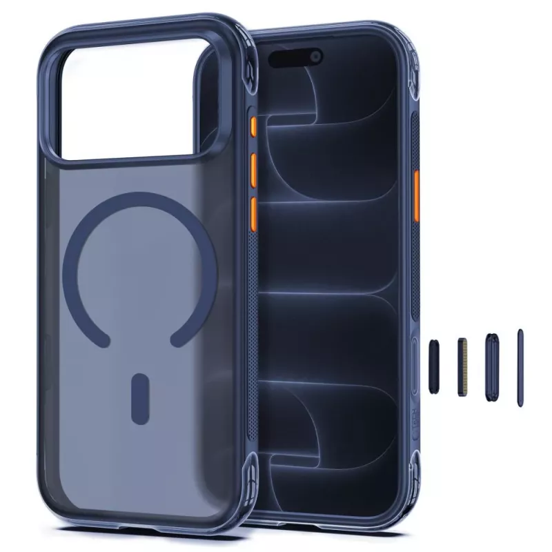 Tech-Protect MagAir MagSafe CC Θήκη για iPhone 17 Pro / 18 Pro, ματ σκούρο μπλε