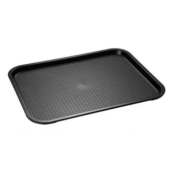 APS Δίσκος Fast-Food 350 x 270 mm, Ύψος 20 mm, Πολυπροπυλένιο, Μαύρο (531)