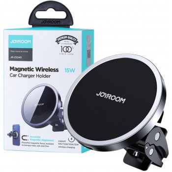 Joyroom JR-ZS240 Μαγνητική βάση αυτοκινήτου με 15W Qi-Wireless-Charger, MagSafe