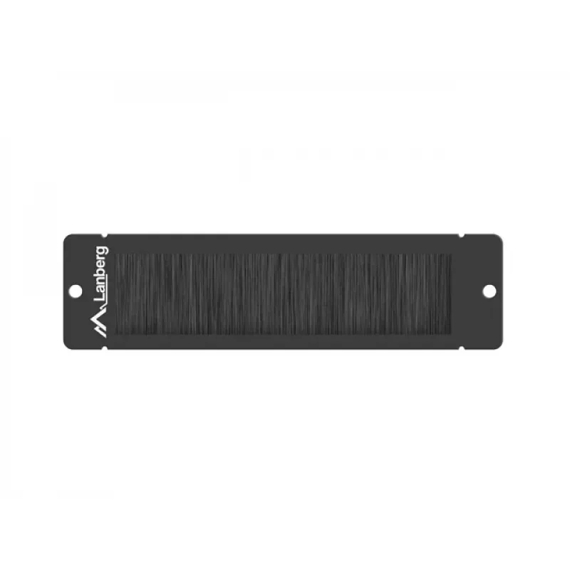 Lanberg Πάνελ με βούρτσες για 10 inch Rack-Schrank, μαύρο (AK-1104-B)