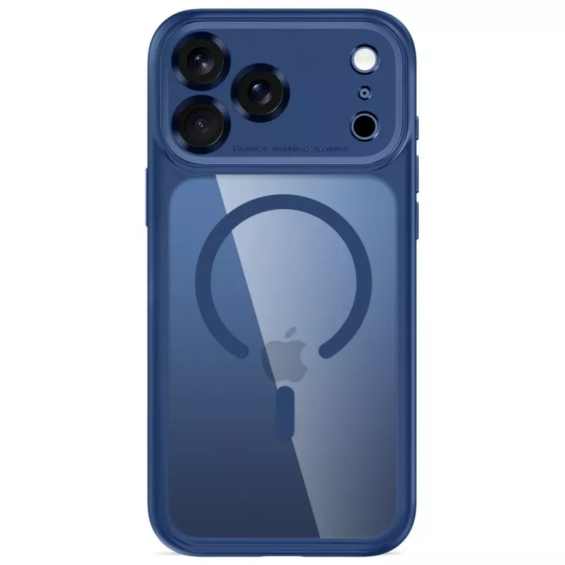 Tech-Protect Magpeak MagSafe Θήκη για iPhone 17 Pro / 18 Pro, Σκούρο Μπλε/Διαφανές