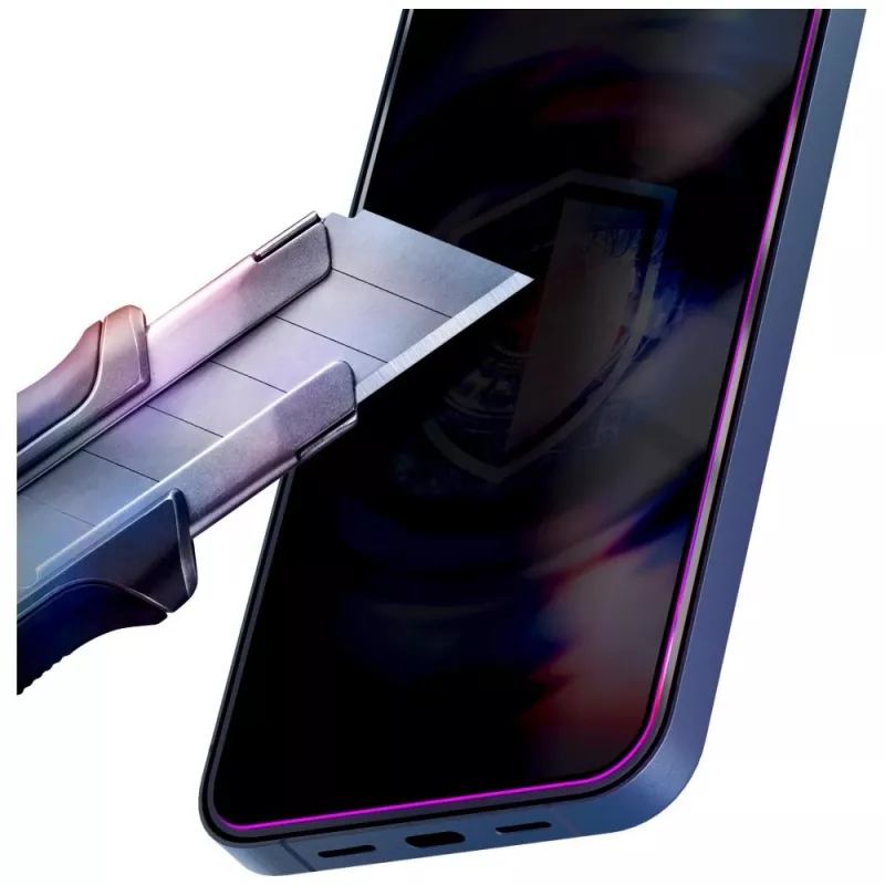 3mk HardGlass Max Privacy Γυαλί με Εφαρμογέα για Samsung Galaxy A57, Μαύρο