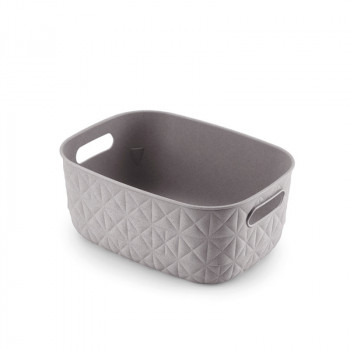 Curver Softex S καλάθι 4 l, 26,4x19,4x11,1 cm, γκρι-καφέ