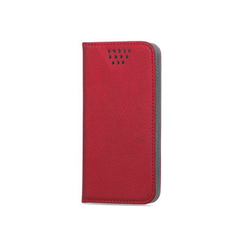 GreenGo Smart Magnet θήκη πορτοφόλι universal για smartphone 5,5–5,7 ιντσών, Κόκκινο