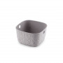 Curver Softex XS καλάθι 3 l, 19,4 x 19,4 x 11,1 cm, γκρι-καφέ