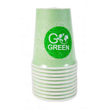 Gogreen Go Green κομποστοποιήσιμα ποτήρια 250 ml, 10 τεμ.