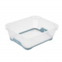 Keeeper Jonas Mini καλάθι A6 με αντιολισθητική βάση, 20x16x7 cm, διαφανές/μπλε
