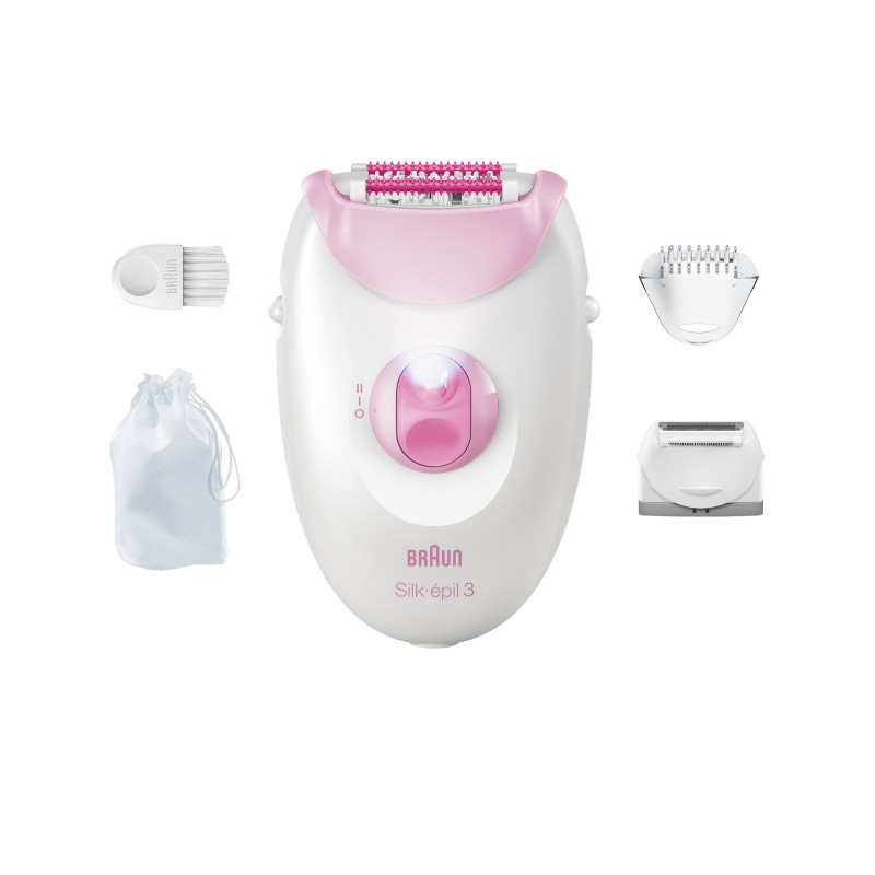 Braun Silk 3 SE3-033 αποτριχωτική συσκευή με αξεσουάρ