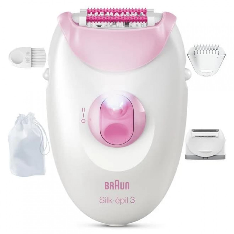 Braun Silk 3 SE3-033 αποτριχωτική συσκευή με αξεσουάρ