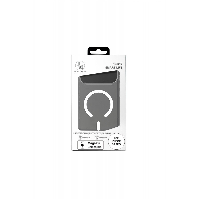 Just Must MagSafe Crystal I Θήκη για iPhone 18 Pro, διαφανές