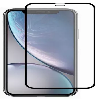 Evelatus 2.5D Full Cover αντιστατική προστασία οθόνης από σκληρυμένο γυαλί για Apple iPhone XR/11 (Japan Glue, Corning)