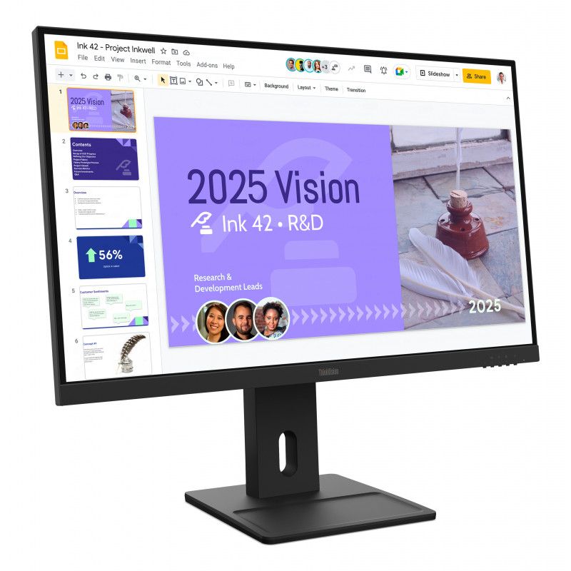 Lenovo ThinkVision E27Q-40 QHD 100Hz επαγγελματική οθόνη (ENERGY STAR, TCO 10, TCO Edge 2.1, EPEAT Gold)