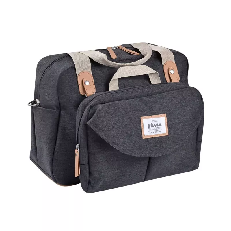 Beaba Geneva II τσάντα αλλαξιάς για μαμά, Dark Heather Grey