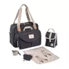 Beaba Geneva II τσάντα αλλαξιάς για μαμά, Dark Heather Grey