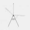 Brabantia HangOn Απλώστρα με ράβδο κρεμάστρας, 25 m, Metallic Grey