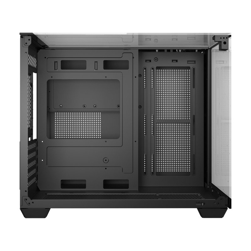Darkflash TH285M Κουτί υπολογιστή Micro-ATX με σκληρυμένο γυαλί, μαύρο