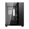 Darkflash TH285M Κουτί υπολογιστή Micro-ATX με σκληρυμένο γυαλί, μαύρο