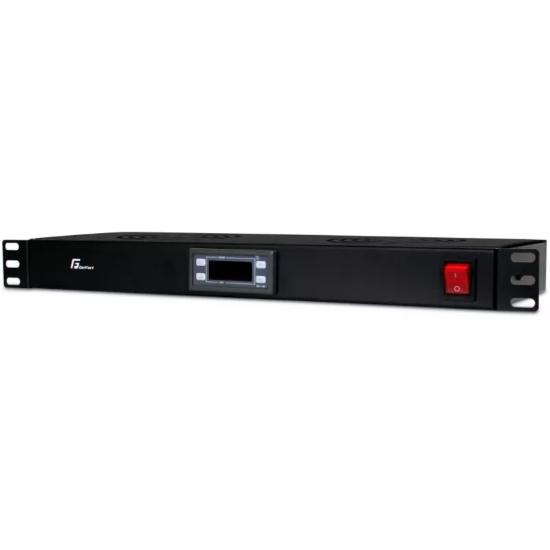 Getfort πάνελ ανεμιστήρων rack 1U με 2 ανεμιστήρες και θερμοστάτη (GF-FAN2TR)