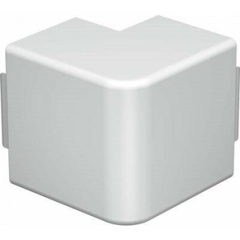 OBO Bettermann WDK/HA 60090 Εξωτερικό γωνιακό κάλυμμα για κανάλι καλωδίων, Λευκό