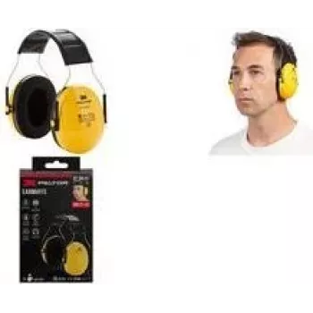 3M Peltor Optime H510AC Ωτοασπίδες, Κίτρινο/Μαύρο, ρυθμιζόμενο κεφαλόδεσμο, ένθετα αφρού
