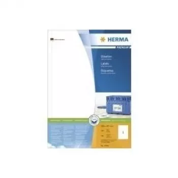 HERMA Premium – μόνιμα αυτοκόλλητες, ματ πλαστικοποιημένες χάρτινες ετικέτες – λευκές – 297 x 200 mm – 100 ετικέτα(-ες) (100 φύλλα x 1)