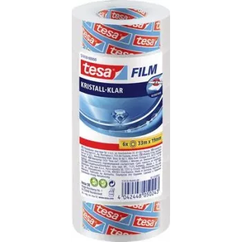 tesa C+C 57418-00000-02 Ταινία κόλλας διαφανής (μήκος x πλάτος) 33 m x 19 mm 6 ρολά