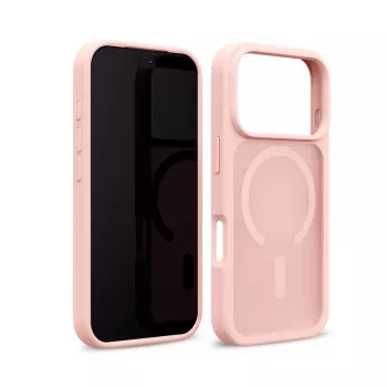 Crong Matte Magnetic θήκη MagSafe για iPhone 18 Pro Max / 17 Pro Max, ροζ