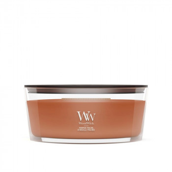WoodWick Pumpkin Praline Ellipse αρωματικό κερί 453,6g