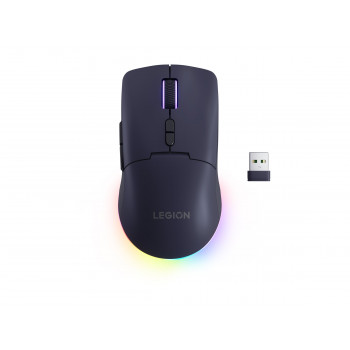 Lenovo Legion M220 RGB Ασύρματο ποντίκι gaming, 2,4 GHz / Bluetooth / Καλώδιο, Nebula Purple (GY51V60439)