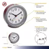 TFA Dostmann 60.1034.05 Ρολόι ξυπνητήρι quartz Κόκκινο 1 ώρα αφύπνισης