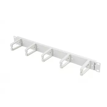 Lanberg 19 ιντσών 1U Πάνελ διαχείρισης καλωδίων, Type B - Γκρι (AK-1202-S)