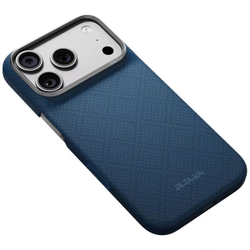 PITAKA Edge Case Argyle MagSafe θήκη για iPhone 18 Pro / 17 Pro, μπλε του μεσονυκτίου