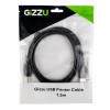 Gizzu καλώδιο εκτυπωτή USB 2.0 USB-A σε USB-B, 1,5 m, μαύρο (GCPU2AB15)