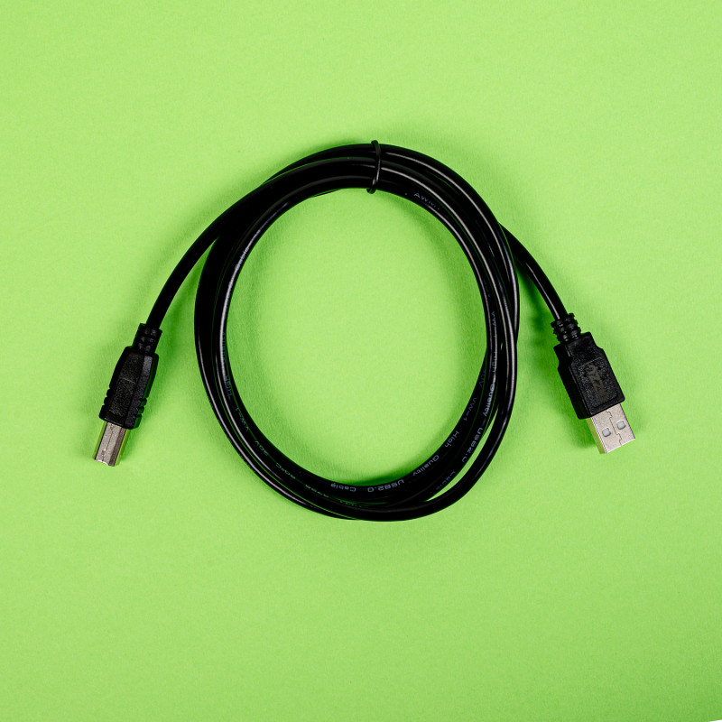 Gizzu καλώδιο εκτυπωτή USB 2.0 USB-A σε USB-B, 1,5 m, μαύρο (GCPU2AB15)