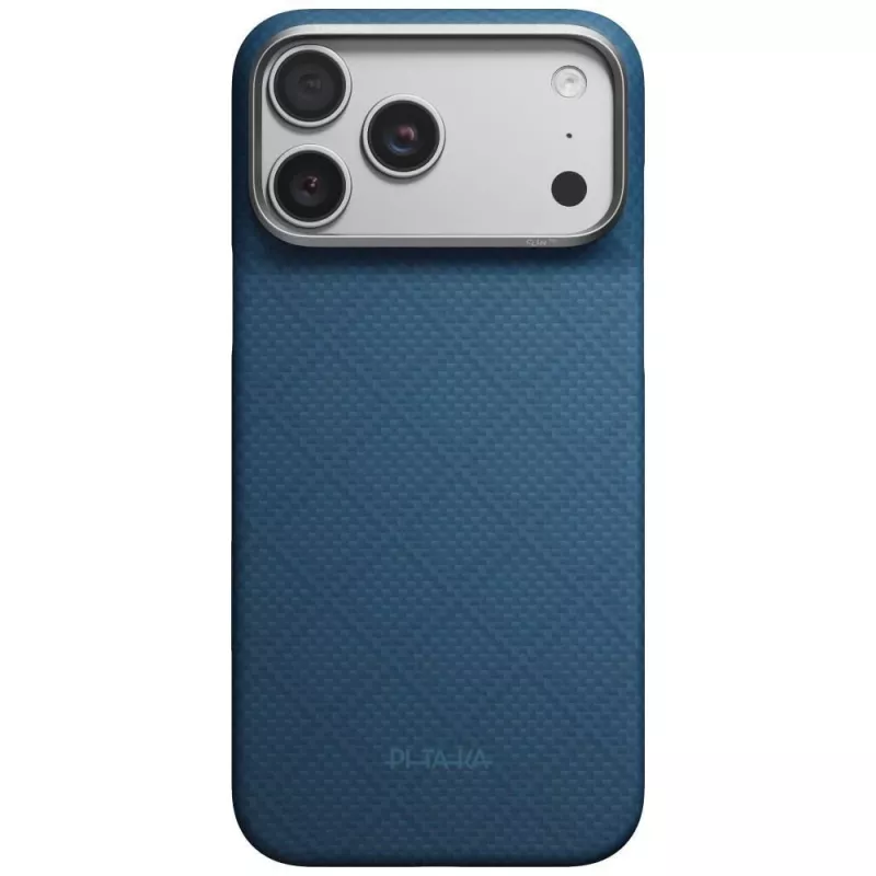 PITAKA Edge Case Argyle MagSafe θήκη για iPhone 18 Pro Max / 17 Pro Max, μπλε του μεσονυκτίου