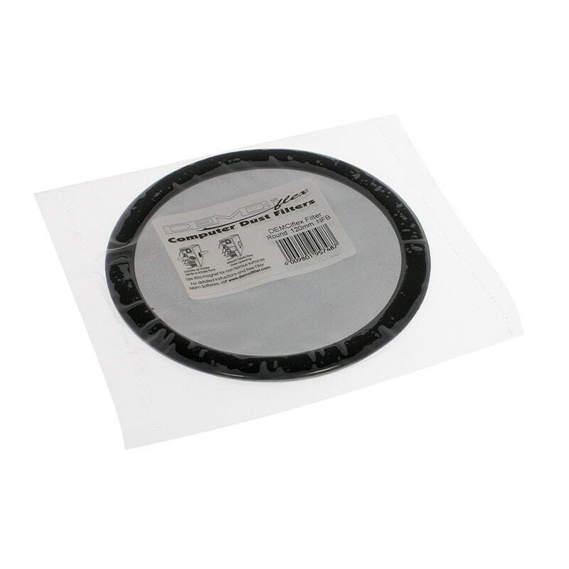 DEMCiflex φίλτρο σκόνης 120mm, στρογγυλό - μαύρο/μαύρο