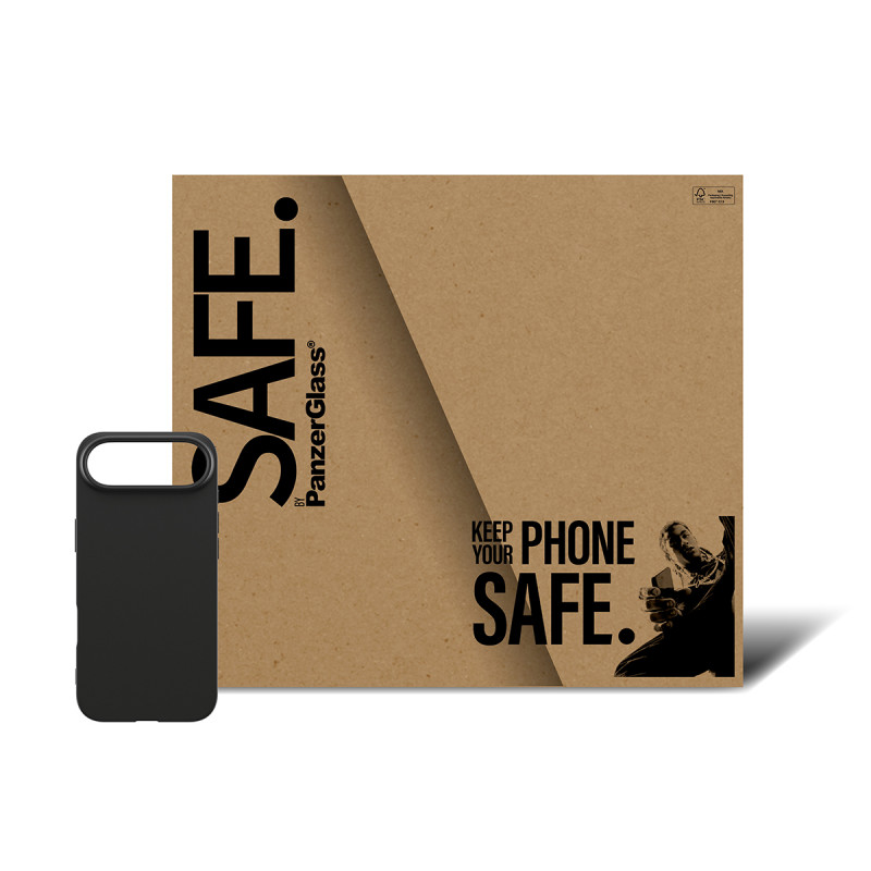 PanzerGlass SAFE θήκη TPU για iPhone Air, μαύρο (Bulk)
