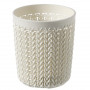 Curver Knit S στρογγυλό καλάθι Ø10x11 cm, λευκό