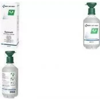 FIRST AID ONLY Φιάλη πλύσης τραυμάτων και ματιών, 500 ml, αποστειρωμένο διάλυμα χλωριούχου νατρίου 0,9%