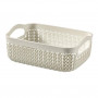 Curver Knit Basket A6, 19x14x7 cm, λευκό