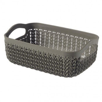 Curver Knit Καλάθι A6, 19x14x7 cm, καφέ