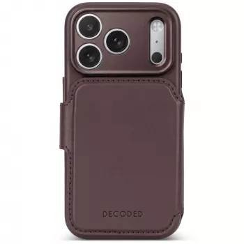 Decoded Leather Detachable Wallet δερμάτινη θήκη για iPhone 18 Pro Max / 17 Pro Max, MagSafe, Chocolat Brown