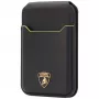 AUDI Lamborghini D1 γνήσιο δέρμα μαγνητικό πορτοφόλι MagSafe με βάση κινητού, πράσινο