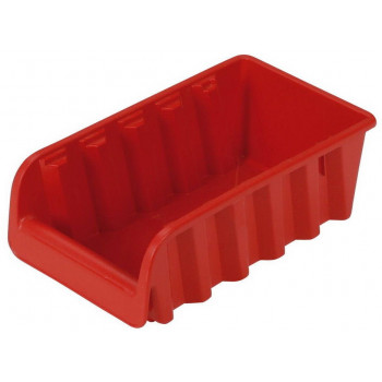 Curver DIY Stack Bin Profi 3 στοιβαζόμενα κουτιά μικροαντικειμένων, 20,9 x 11,5 x 7,5 cm, κόκκινο (0804953586)