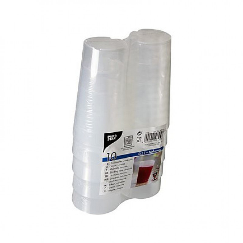 PAPSTAR Ποτήρι επαναχρησιμοποιούμενο 7 cm 0,3 l διάφανο