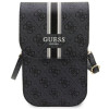 Guess 4G Stripe θήκη κινητού, μαύρη