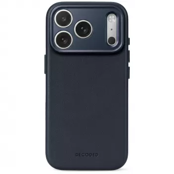 Decoded Leather Backcover – δερμάτινη θήκη για iPhone 18 Pro Max / 17 Pro Max, συμβατή με MagSafe (Mitternacht)