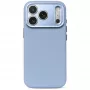 Decoded Leather Backcover - Θήκη δερμάτινη για iPhone 18 Pro Max / 17 Pro Max συμβατή με MagSafe (sky blue)